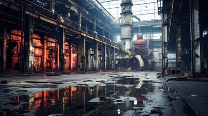 Abandoned old factory