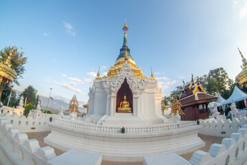 The beautiful and captivating atmosphere at Wat Phra That Doi Kalong, Chiang Mai, Thailand.