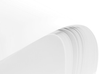 paper page curl  on transparent background png file