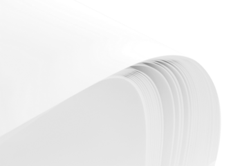 paper page curl  on transparent background png file