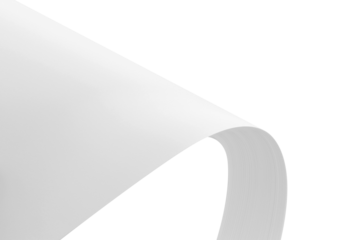 paper page curl  on transparent background png file