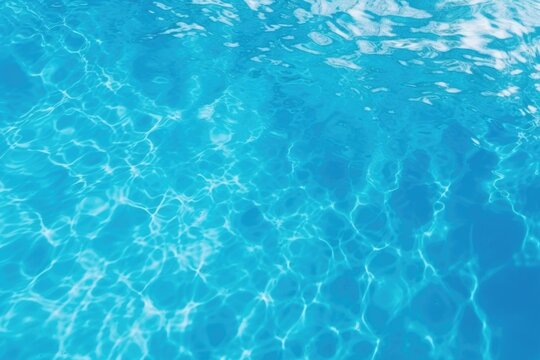 Blue background with pool water texture