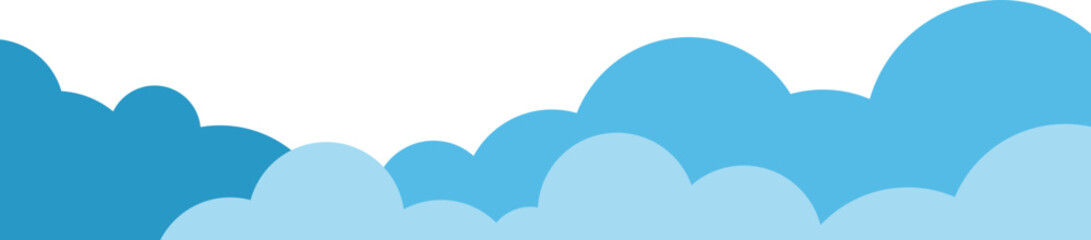 Corner Cloud Illustration