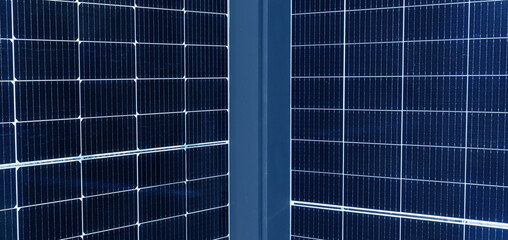 Close up solar panel background