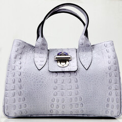 elegant modern women's bag made of genuine leather