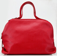 elegant modern women's bag made of genuine leather