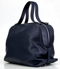 elegant modern women's bag made of genuine leather