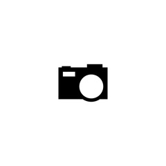 Digital Camera icon isolated on white Background, Photo Camera Icon Design on white background 