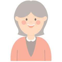 Grandmother with a smile