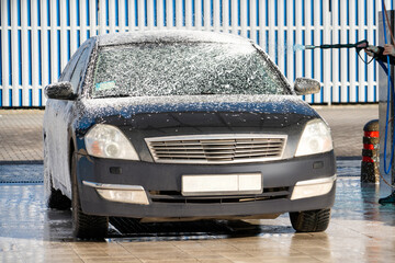 Self service high pressure car wash