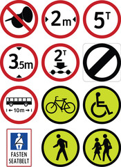 Miscellaneous signs, Road signs in the Philippines, Regulatory signs indicate the application of legal or statutory requirements.