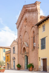Church of Santa Maria Assunta and San Leonardo in the historic center of Lari, Pisa, Italy