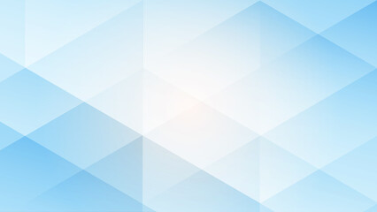 Abstract creative geometric shape on light blue background illustration. - 687887656