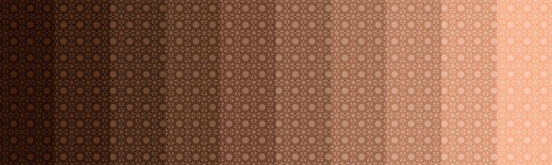 islamic geometric pattern backgrounds with brown color  palette