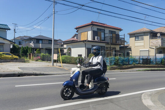 原付バイク 　道路走行