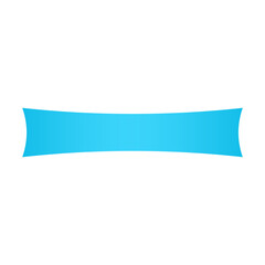 blue square banner bar and curve