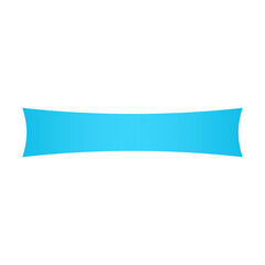 Obraz premium blue square banner bar and curve