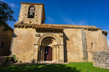 Romanesque church of San Martin de Tours of Artaiz, Unciti valley, Artaiz, Navarra, Spain