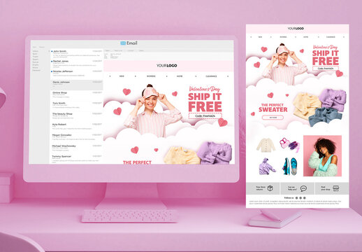 Valentine's Day Offer Shop E-Newsletter