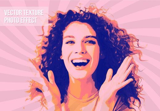 Vector Texture Photo Effect