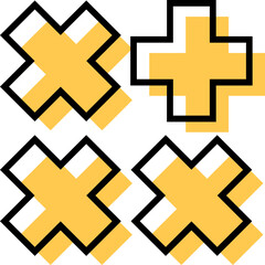 Fototapeta premium Memphis Geometric Element