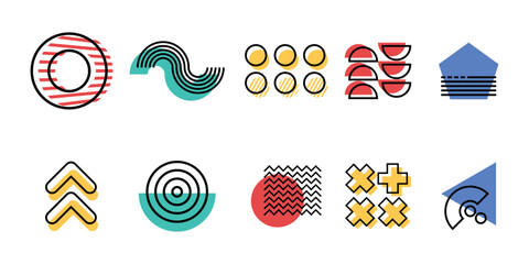 Memphis Geometric Element