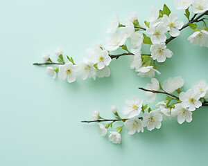 Obraz premium きれいな桜背景
