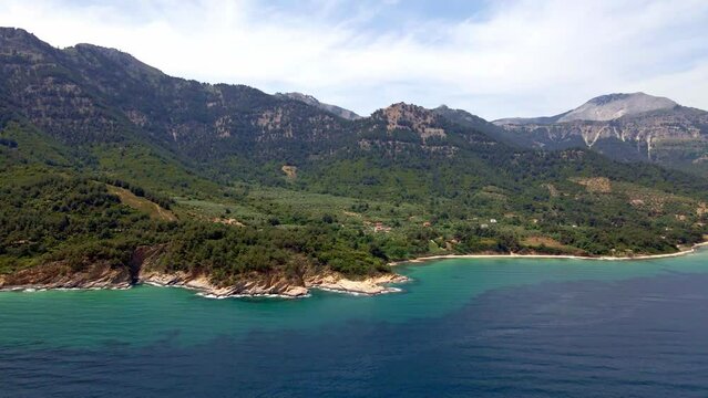 Thasos Island, Greece 4K | drone view