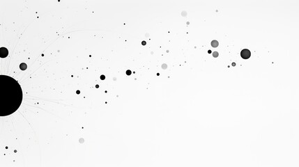 Black and white composition of geometric drops, texture background
