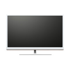 lcd tv monitor isolated