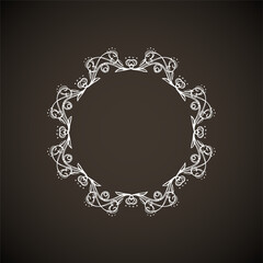 Vignette. Vector drawing