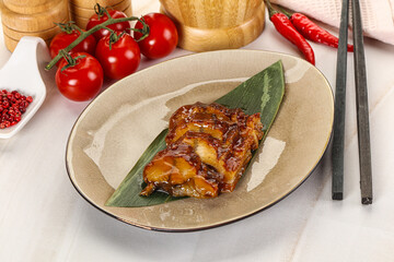 Grilled eel with unagi sauce