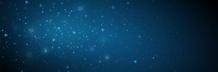 
Background of abstract lights and glare of light, dust elements. Sparkling cosmic magic dust particles.