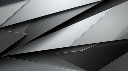 Abstract black and gray background with triangles. Vector illustration for your design