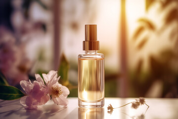aroma oil in a bottle