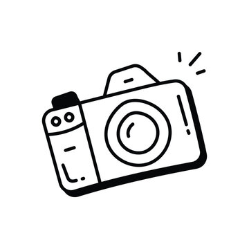 Camera icon vector stock illustration