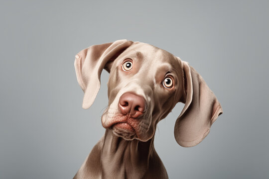 close up portrait of a dog