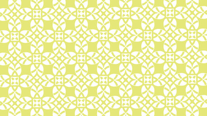 Abstract seamless geometric pattern background, stylish art, yellow background, vector design, generative AI

