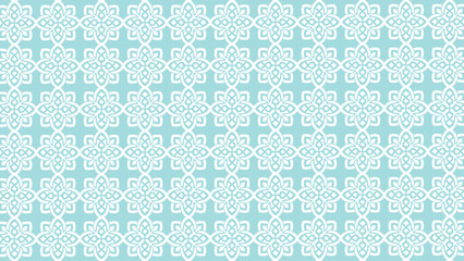 Abstract seamless geometric pattern background, stylish art, blue background, vector design, generative AI

