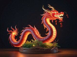 Obraz premium dragon Chinese creature in new years