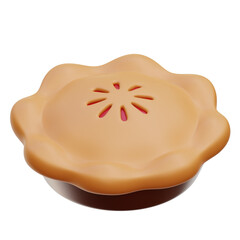 Apple Pie 3D Icon Illustrations