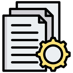 Document Outline Color Icon