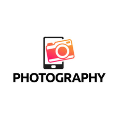 camera photography logo icon vector template isolated on white background