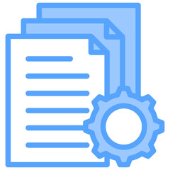 Document Blue Icon