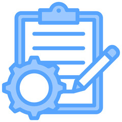 Description Blue Icon