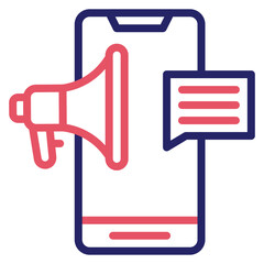 Mobile Marketing Icon