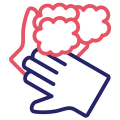 Scrubbing with Hand Icon