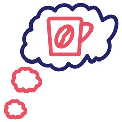 Coffee Thinking Icon