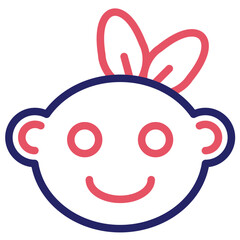 Baby Girl Icon