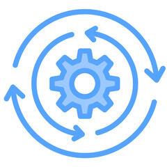 Process Blue Icon